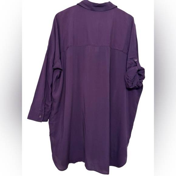 Lands End Tunic Length Swim Cover Up M/L - Picture 7 of 11